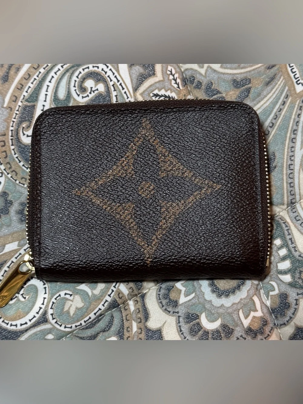 Louis Vuitton Large Monogram Zippy Coin Purse Wallet
